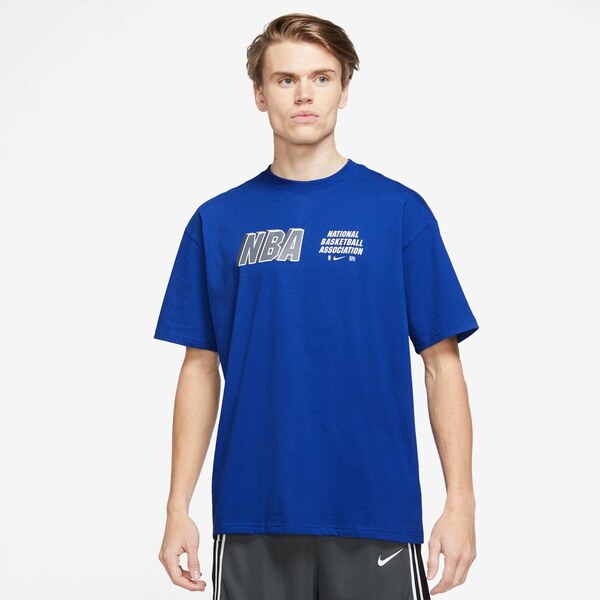 Nike NBA Team 31 Courtside Max 90 Tee - Pánske - Tričko Nike - Modré - 66356513
