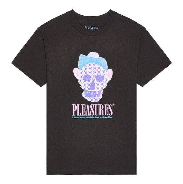 Pleasures Cowboy Tee Black - Pánske - Tričko Pleasures - Čierne - 66356556