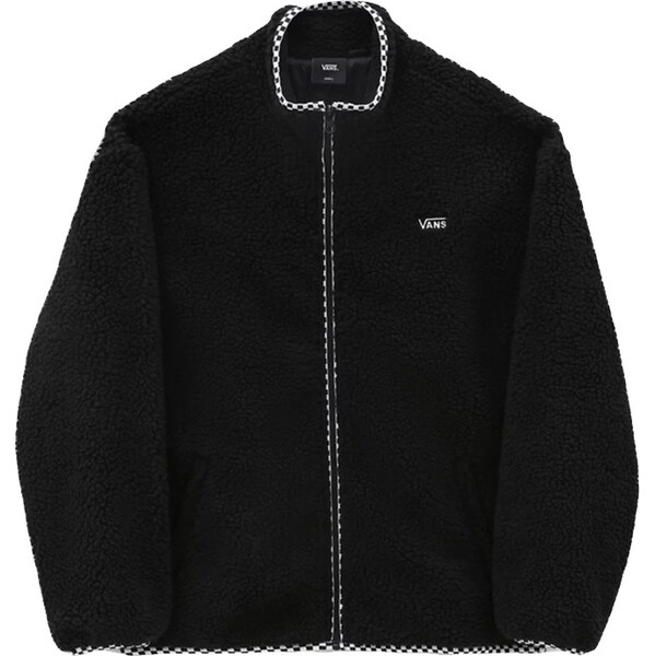 Vans Griffen Sherpa Zip Jacket - Dámske - Mikina Vans - Čierne - 66356571