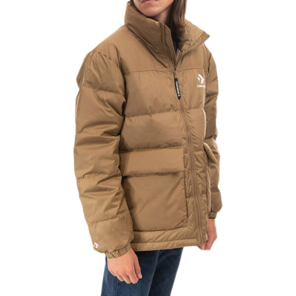 Converse Short Down Jacket - Pánske - Bunda Converse - Hnedé - 66356665