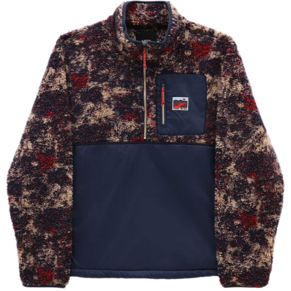 Vans Outdoor Club Quarter ZIP Jacket - Pánske - Bunda Vans - Modré - 66356754