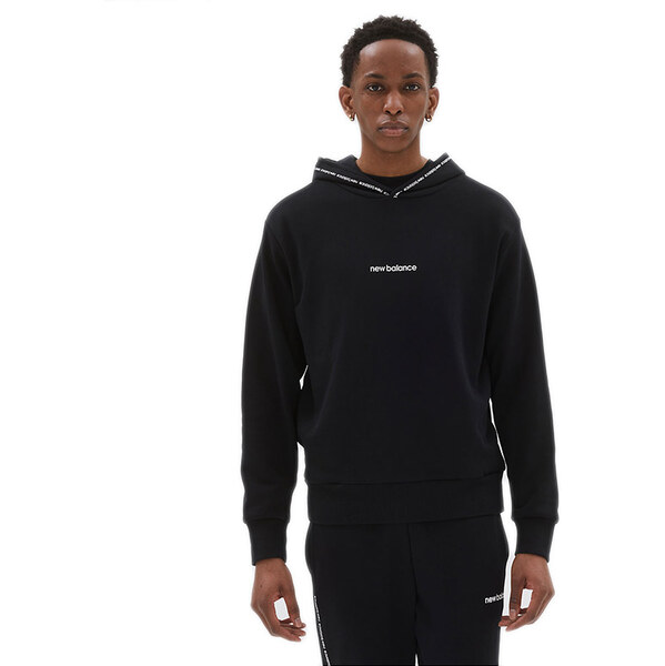 New Balance Essentials Fleece - Pánske - Tričko New Balance - Čierne - 66356768