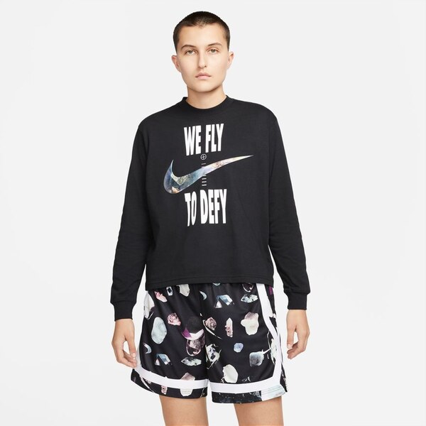 Nike Dri-FIT Swoosh Fly Wmns Boxy Long-Sleeve Tee - Dámske - Tričko 66356778