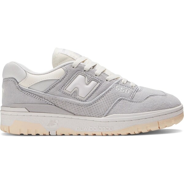 New Balance 550 Grey Suede - Pánske - Tenisky New Balance - Sivé - 66356823