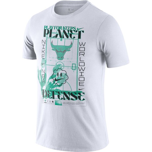 Nike NBA Chicago Bulls Tee White - Pánske - Tričko Nike - Biele - 66356866