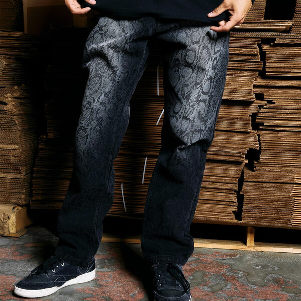 Pleasures Encore 5 Pocket Denim Black - Pánske - Nohavice Pleasures - 66356923