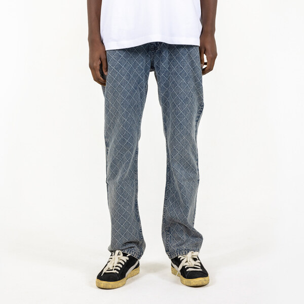 Pleasures Ingress 5 Pocket Denim Washed Indigo - Pánske - Nohavice 66357057