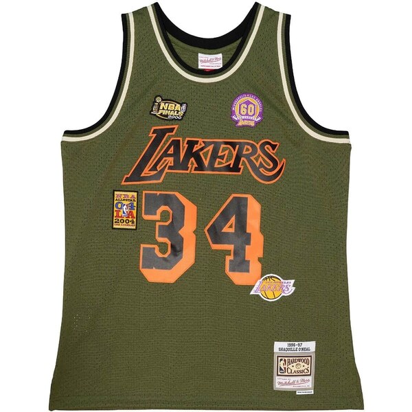 Mitchell & Ness Flight Shaquille ONeal LA Lakers Swingman Jersey - 66357291