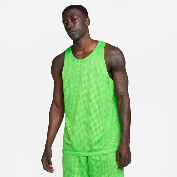 Nike Dri-FIT Standard Issue Reversible Basketball Jersey Action Green 66357282