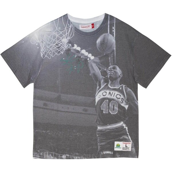 Mitchell & Ness Shawn Kemp Above The Rim Sublimated S/S Tee - Pánske - 66357322