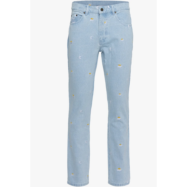 Karl Kani Small Signature Daisy Straight Leg Five Pocket Denim blea - 66357356