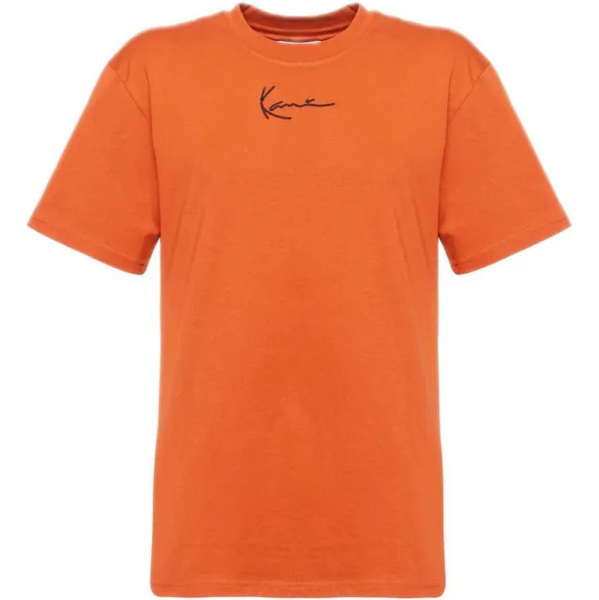 Karl Kani Small Signature Essential Tee Dark Orange - Pánske - Tričko 66357378