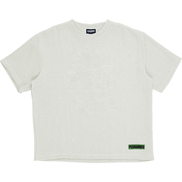 Pleasures Impact Mesh Shirt White - Pánske - Tričko Pleasures - Biele 66357382