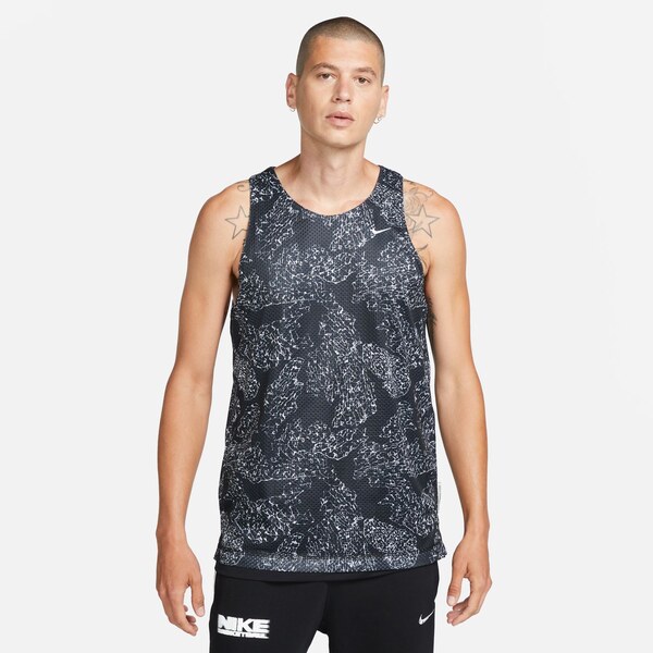 Nike Dri-FIT Standard Issue Reversible Basketball Jersey Black - 66357403