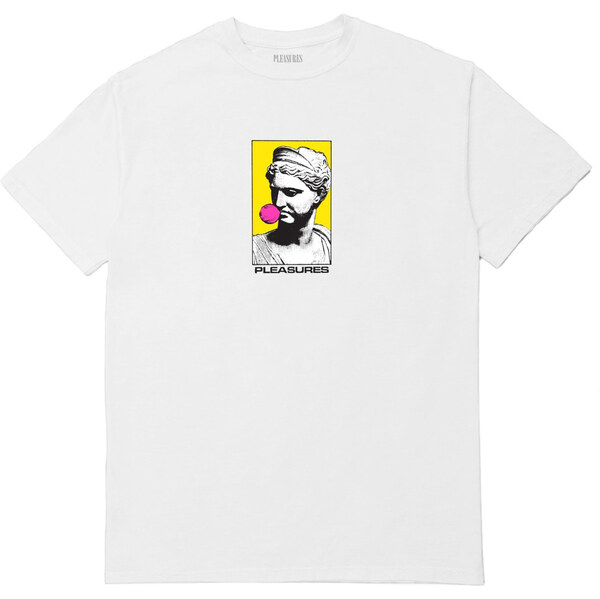 Pleasures Blow Tee White - Pánske - Tričko Pleasures - Biele - 66357434