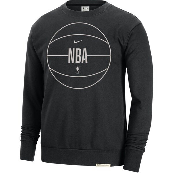 Nike Dri-FIT NBA Standard Issue Crewneck Black - Pánske - Mikina Nike 66357527