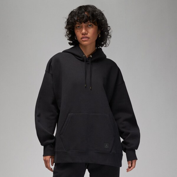 Jordan Flight Fleece Wmns Pullover Hoodie Black - Dámske - Mikina 66357517