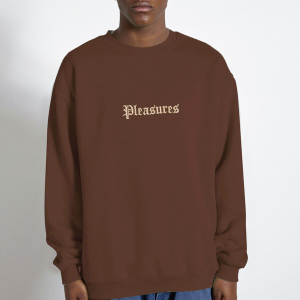 Pleasures Recipe Crewneck Brown - Pánske - Crewneck Pleasures - Hnedé 66357613