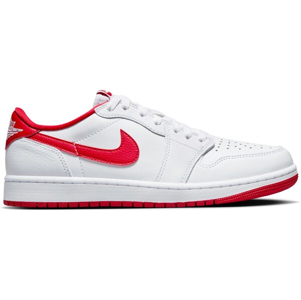 Air Jordan 1 Low OG University Red - Pánske - Tenisky Jordan - Biele - 66357639