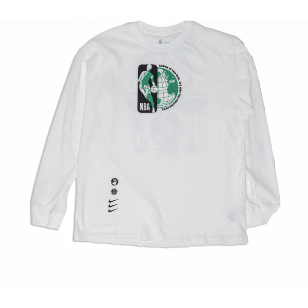 Nike NBA Team 31 Courtside Long-Sleeve Max90 Tee White - Pánske - 66357671