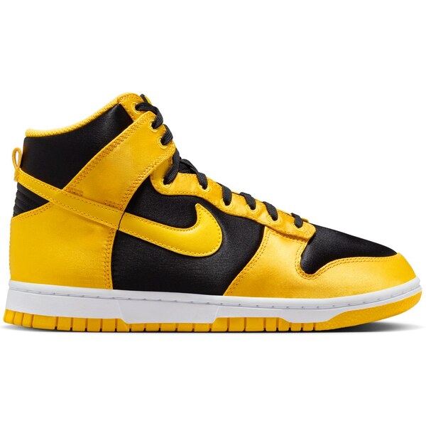 Nike Dunk High Satin Goldenrod Wmns - Dámske - Tenisky Nike - Čierne - 66357783