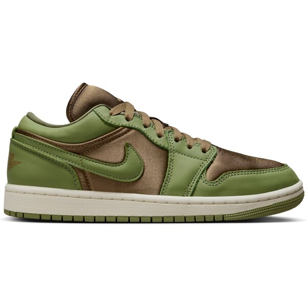 Air Jordan 1 Low SE Brown Kelp Wmns - Dámske - Tenisky Jordan - Zelené 66357834