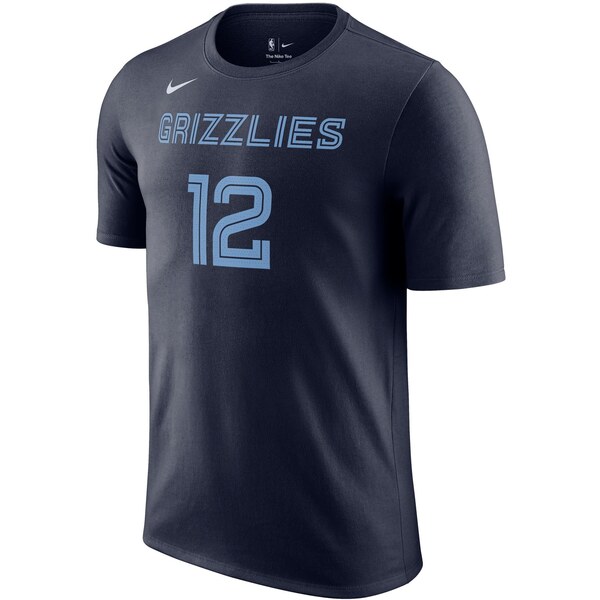 Nike NBA Memphis Grizzlies Ja Morant Tee College Navy - Pánske - 66357919