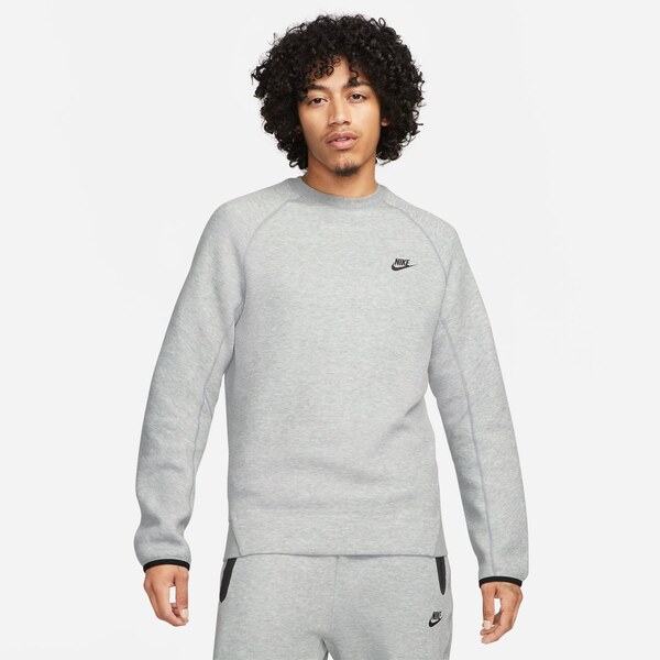 Nike Sportswear Tech Fleece Crewneck Heather Grey - Pánske - Mikina 66357955