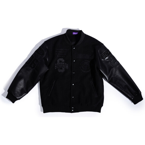 The Streets Varsity Jacket - Pánske - Bunda The Streets - Čierne - 66358012