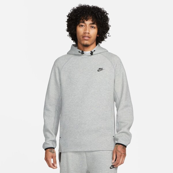 Nike Sportswear Tech Fleece Pullover Hoodie Heather Grey - Pánske - 66358437