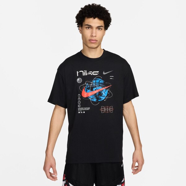 Nike Max90 Basketball Tee Black - Pánske - Tričko Nike - Čierne - 66358452