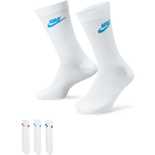 Nike Sportswear Everyday Essential Crew 3-Pack Socks Multi-Color - 66358526