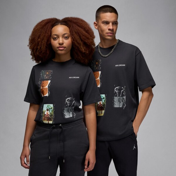 Jordan Flight Heritage 85 Tee Off Noir - Pánske - Tričko Jordan - 66358529