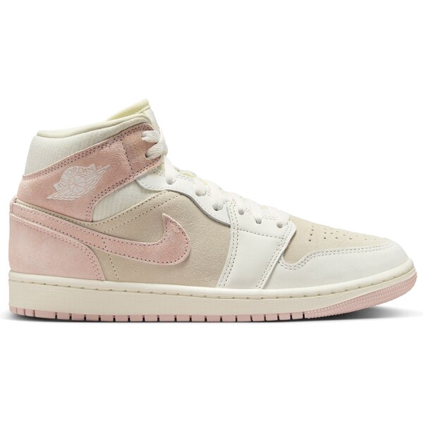 Air Jordan 1 Mid SE Seersucker Wmns - Dámske - Tenisky Jordan - Biele 66358542