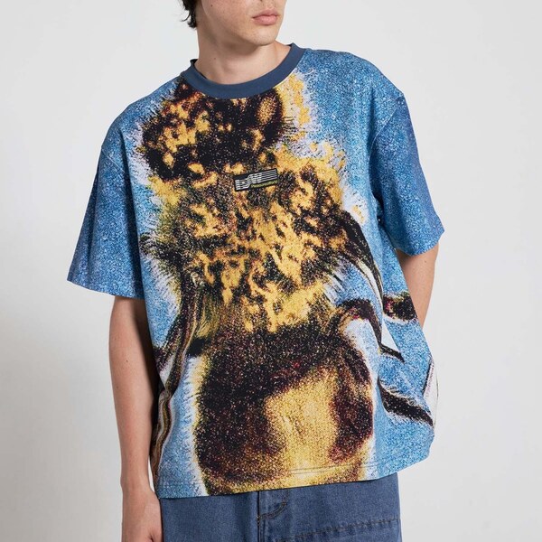 Pleasures Honeybee Heavyweight Tee - Pánske - Tričko Pleasures - Modré 66358589