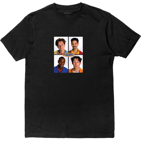 Pleasures Cast Tee Black - Pánske - Tričko Pleasures - Čierne - 66358600