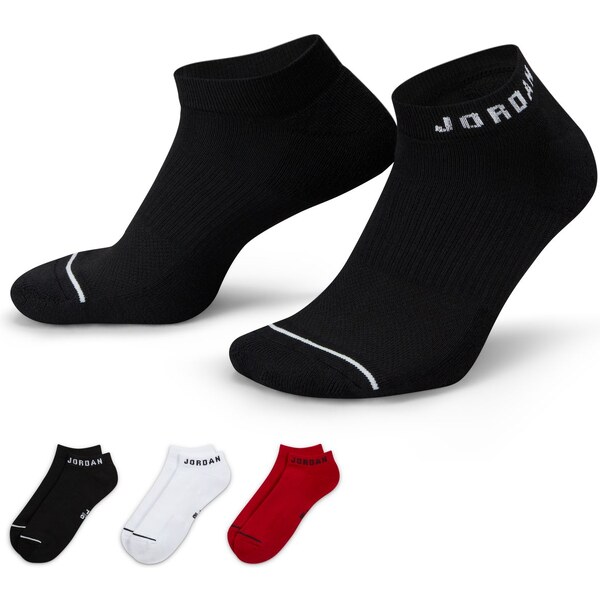 Jordan Everyday No-Show Socks 3-Pack Multi-Color - Unisex - Ponožky 66358610
