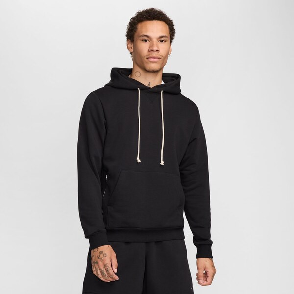 Nike Dri-FIT Standard Issue Pullover Basketball Hoodie Black - Pánske 66358626