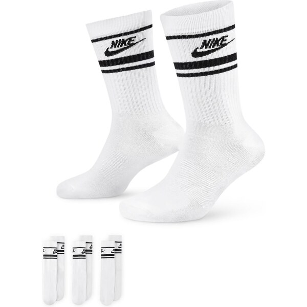 Nike Sportswear Dri-FIT Everyday Essential Crew 3-Pack Socks White 66358528