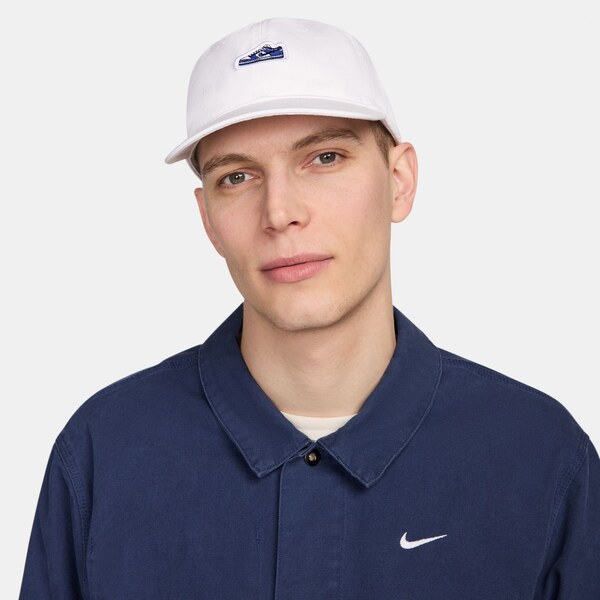 Nike Club Unstructured Dunk Patch Cap White - Unisex - Šiltovka Nike - 66358686