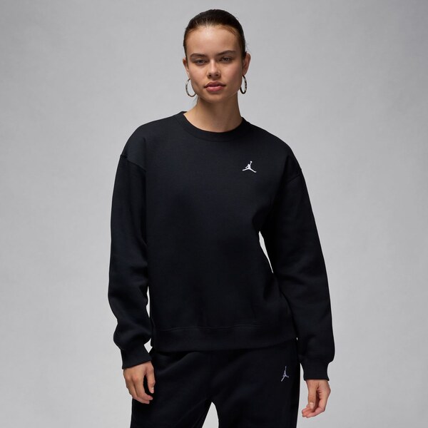 Jordan Brooklyn Fleece Womens Crew-Neck Sweatshirt Black - Dámske - 66358700