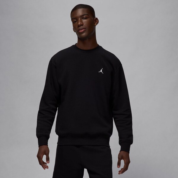 Jordan Brooklyn Fleece Crewneck Black - Pánske - Mikina Jordan - 66358693