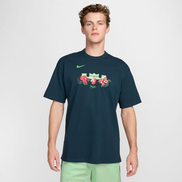 Nike LeBron Max90 Basketball Tee Blue - Pánske - Tričko Nike - Modré - 66358714