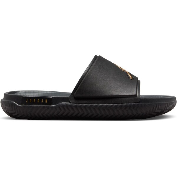 Air Jordan Jumpman Slides Black Metallic Gold (GS) - Detské - Šľapky 66358778