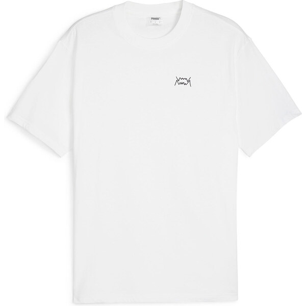 Puma Jaws EMB Core Tee White - Pánske - Tričko Puma - Biele - 624772 66358944