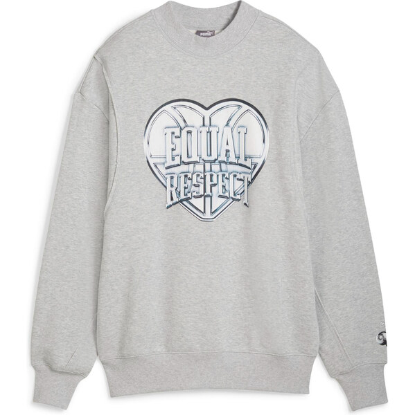 Puma Cherry On Top Graphic Crewneck Light Grey - Dámske - Mikina Puma 66358989