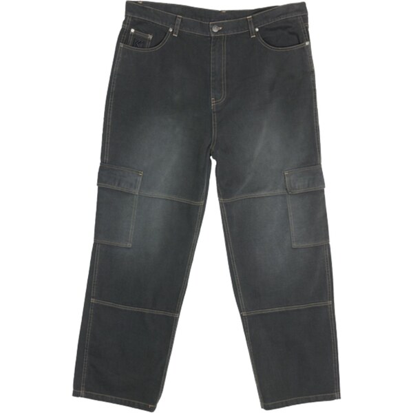 Karl Kani Og Washed Cargo Pants Anthracite - Pánske - Nohavice Karl 66359007