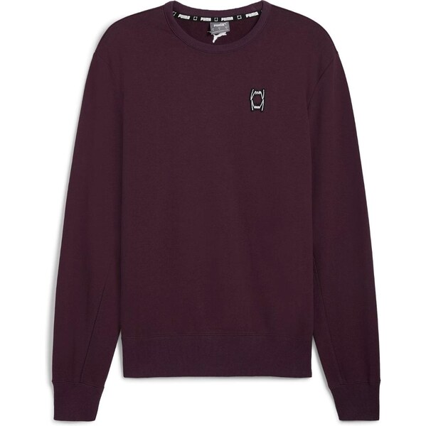 Puma Pivot Basketball Crewneck Midnight Plum - Pánske - Mikina Puma - 66359155