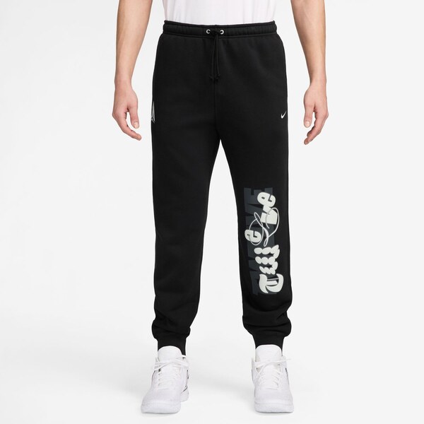 Nike Ja Fleece Basketball Jogger Pants Black - Pánske - Nohavice Nike 66359305