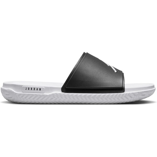 Air Jordan Jumpman Slides White Black - Pánske - Šľapky Jordan - Biele 66359319